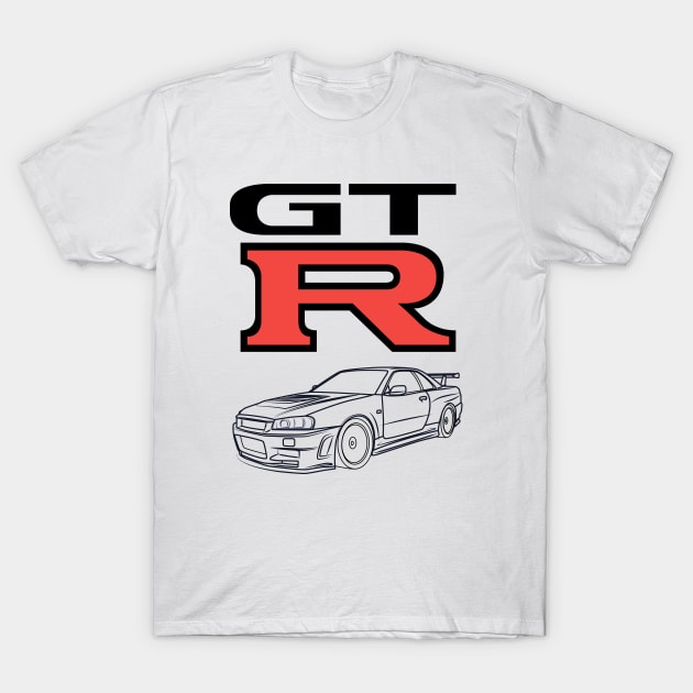 Skyline GTR T-Shirt by CrimsonsDesign